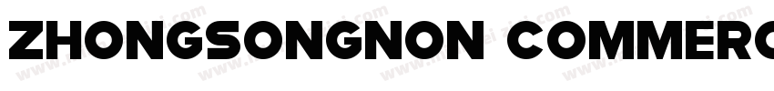 ZhongsongNon CommercialUse字体转换